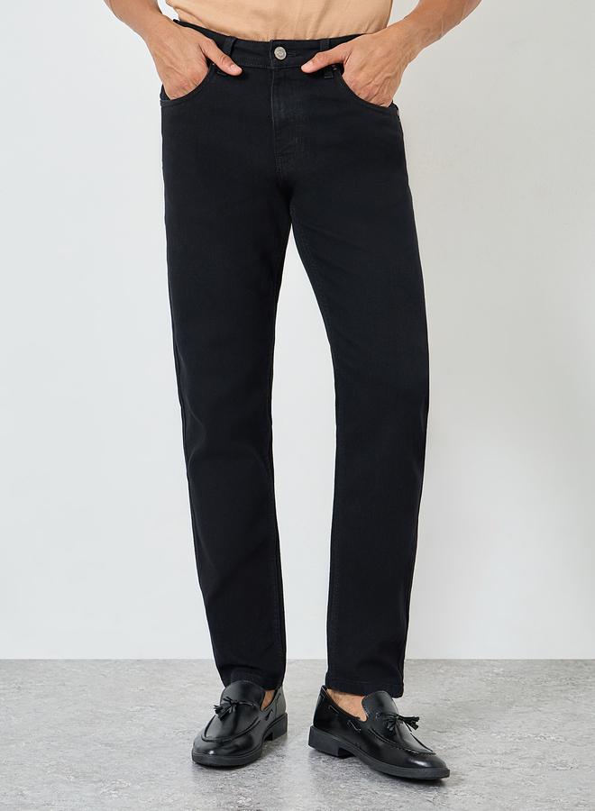 Styli Men Black Slim Fit Jeans - Image 4